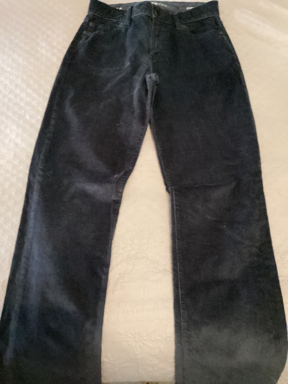 Jcrew Crewcuts boys size 16 gray straight fit with flex corduroys